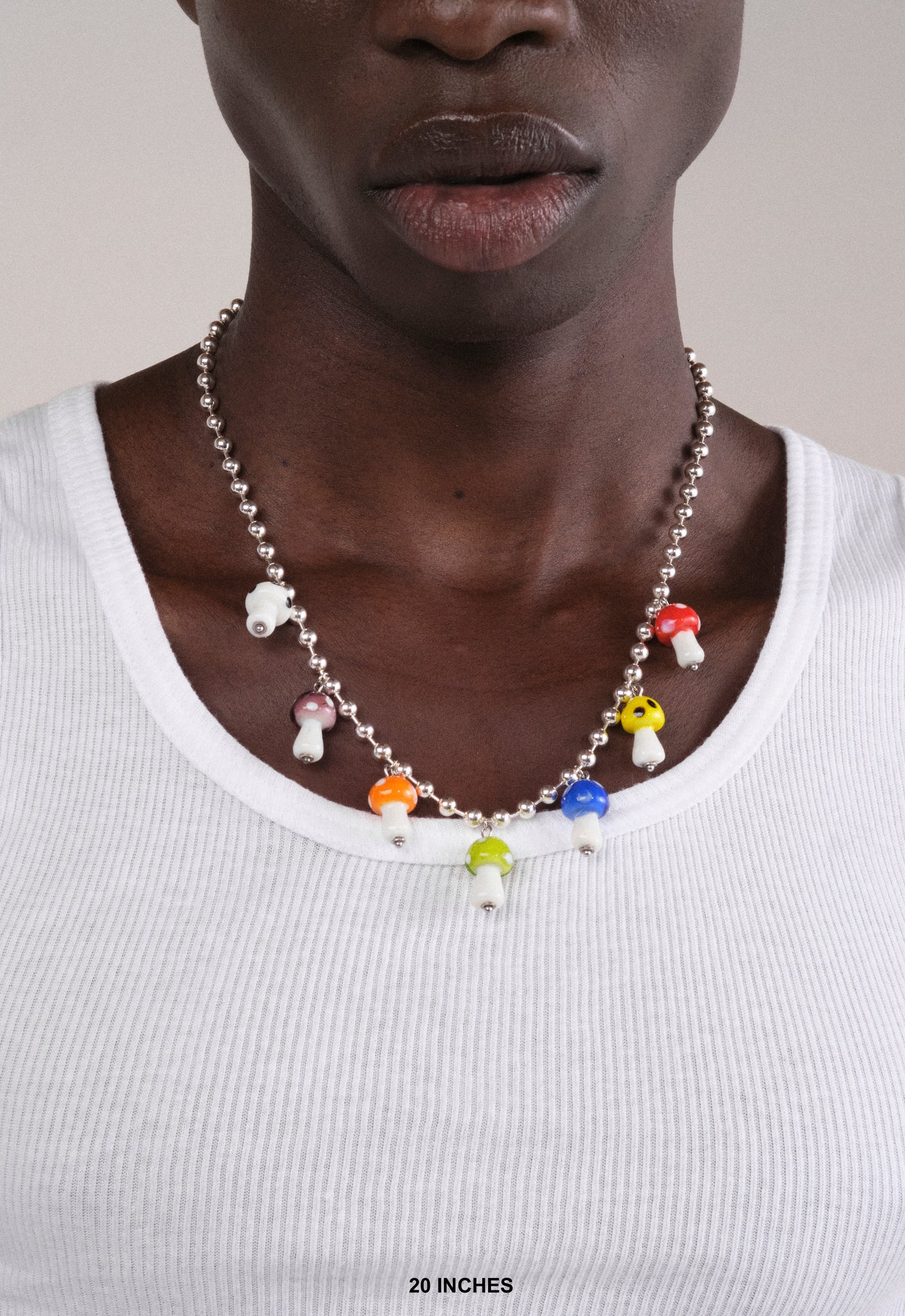 The Mushroom Charm Chain Necklace
